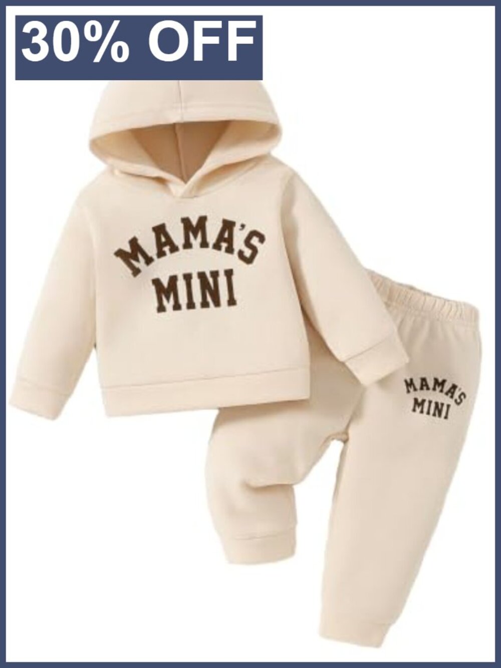 Baby Girl Hoodie & Pants Set Long Sleeve Fall Winter Outfit 100% Polyester